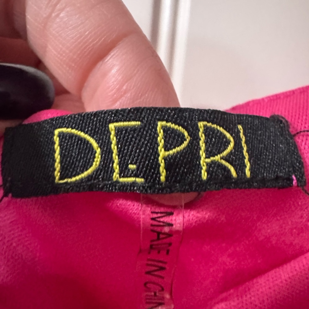 DEPRI 💎 Pretty In Hot Pink One-Shoulder Mini Dress, Diamond Cuff (Women’s Large) - Picture 8 of 10